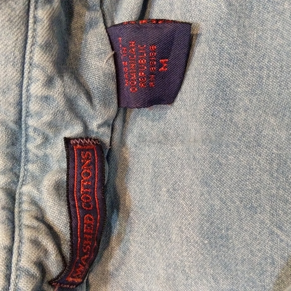 Faded "washed cottons" jean shirt - Picture 2 of 3